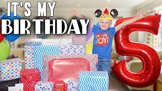 Michaels 5th Birthday Party and a HUGE Surprise Gift [upl. by Allana]