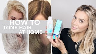 How to Professionally Tone Hair At Home [upl. by Eelrak]