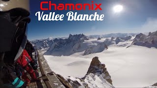 Chamonix White valley La Vallee Blanche skiing [upl. by Hakeber]