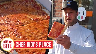 Barstool Pizza Review  Chef Gigis Place Franklin Square NY presented by Rhoback [upl. by Fortna]