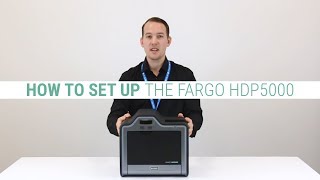 How to Set Up the Fargo HDP5000 ID Card Printer [upl. by Ellennej185]