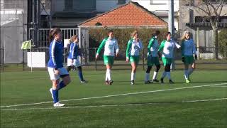 KFC Heist Ladies  Ladies SC Zonnebeke op 25022018 de goals [upl. by Candi]