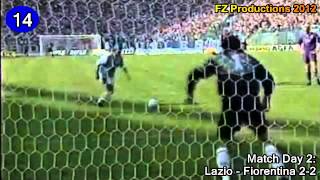 Giuseppe Signori  188 goals in Serie A part 15 137 Foggia and Lazio 19911993 [upl. by Deste]