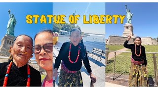 Aama’s ko First International Trip  USA  Statue of Liberty bimakumaridura newyork [upl. by Romonda]