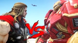 THOR VS HULKBUSTER  EPIC BATTLE [upl. by Smart555]