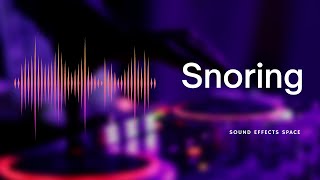 Snoring Sound Effect [upl. by Leveridge]