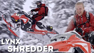 I Rode the NEW 2023 LYNX TURBO SHREDDER  Behind the Scenes MEGA VLOG [upl. by Wolgast3]