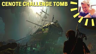 Shadow of the Tomb Raider Cenote Challenge Tomb WalkthroughGuide San Cordoba Spanish Galleon [upl. by Htaek]