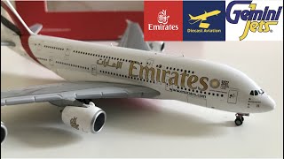 Gemini Jets 1400 Emirates A380800 Full Unboxing and Review [upl. by Paske512]