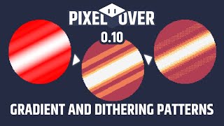 Pixel art gradient and dithering patterns  PixelOver 010 Trailer [upl. by Hynes]