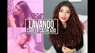 COMO LAVAR CORRETAMENTE O CABELO CACHEADO  Jessica Melo [upl. by Akinaj3]