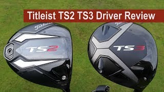 Titleist TS2 v TS3 v 917 Driver Review By Golfalot [upl. by Ecyrb]