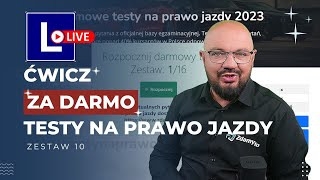 Ćwicz testy na prawo jazdy za DARMO Cz 10 [upl. by Netsoj]