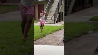 Our little cousin heard fireworks 💥 amp she did this 🤣 Watch Til End shortvideo [upl. by Lusar981]