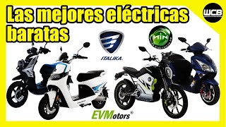 Motocicletas ELECTRICAS en México Las más BARATAS y MEJORES  2021 [upl. by Zilevi]