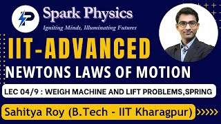 Newtons Laws of Motion Lec 049  Spark PhysicsIITAdvanced Series Class XI  Sahitya RoyIIT KGP [upl. by Dewayne817]