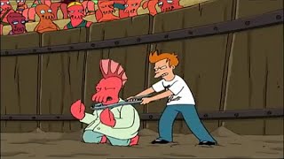 Futurama S02E09  Zoidberg amp Fry Fight  Check Description ⬇️ [upl. by Rohn]