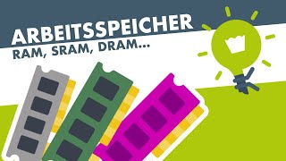 ARBEITSSPEICHER RAM einfach erklärt [upl. by Airotnes]