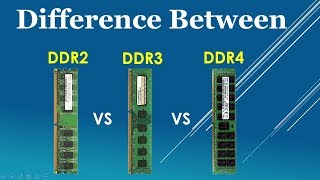 DDR2 vs DDR3 vs DDR4 Explained Feature and Identify comparison [upl. by Sykes]