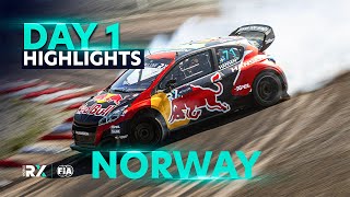 Day 1 Highlights  World RX of Norway 2023 [upl. by Odnaloy]