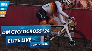 DM Cyclocross 2024 LIVE Elite Männer und Frauen Livestream – Sonntag ab 1330 Uhr aus Radevormwald [upl. by Daveta]