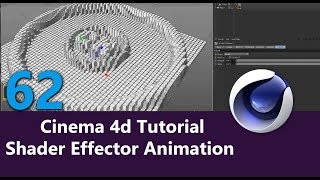 Cinema 4D tutorial Shader Effector [upl. by Nnybor]