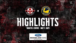 Moose Jaw Ford Highlights  Warriors 3  Saskatoon 2  OT  Game 7  May 7 [upl. by Cheatham]