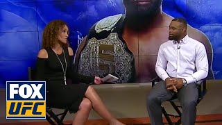 Tyron Woodley talks with Karyn Bryant  INTERVIEW  UFC Tonight [upl. by Nahej]