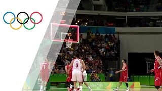 Bogdanovic buzzer beater at the end of the first quarter [upl. by Vallie]