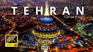 Tehran Iran 🇮🇷 in 4K 60FPS ULTRA HD Video by Drone [upl. by Nedah]