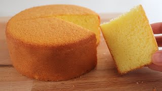 How to make Basic Sponge Cake  Génoise  Qiong [upl. by Yllime212]