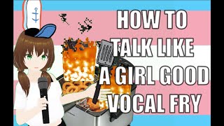 An Actually Easy MTF Trans voice tutorial Vocal Fry [upl. by Bandler330]