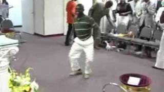 Crazy Guy Dancing in Church [upl. by Netsreik]