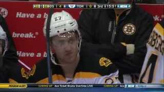 Dougie Hamilton blows by Jake Gardiner and scores 102514 [upl. by Resee77]