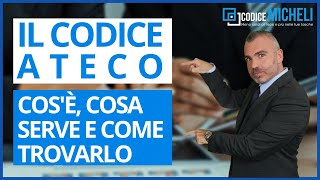 Il Codice Ateco Cosa è a cosa serve e come trovarlo [upl. by Euqinay207]