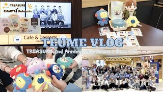 teume vlog 2 TEUMELOG treasure 2nd anniversary event  emart24 Malaysia x treasure 💎 트메로그 [upl. by Leehar]