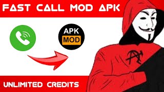 Fast Call App Mod Apk  Unlimited Calls  Unlimited Credits  No Ads [upl. by Kyte232]