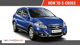 How to Open the Bonnet in Maruti Suzuki S Cross  CarDekhocom [upl. by Atiuqcir]