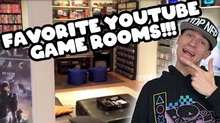 My Favorite Game Rooms On YouTube [upl. by Ellemac]