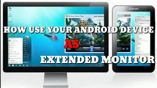 How to user android device as extended screen monitor and twomonusb cracked appRZtech [upl. by Eedeed834]