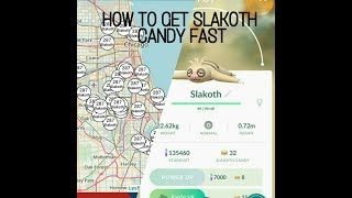 EASY SLAKOTH CANDY FOR SLAKINGPOKEMON GOVERY EASY [upl. by Tessie]