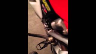 Jammed kick starter on a crf150r [upl. by Boice736]