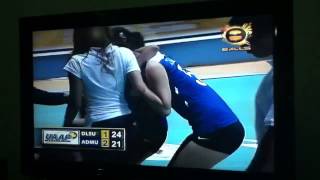 Fille Cainglet injured her right ankle [upl. by Malliw]