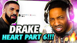 DRAKE BAITED KENDRICK WITH FAKE INFO  DRAKE  THE HEART PART 6 REACTION [upl. by Angid]