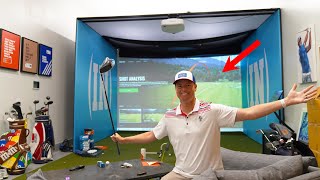 Golf Simulator in our New Home [upl. by Durstin]