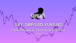 DXY GBPUSD EURUSD Daily Review  Tuesday 21st November 2023  Advanced ICT Concepts  FOREX [upl. by Erick]