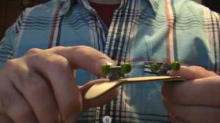 Roswells Skateboard Fingerboard Wheels REVIEW [upl. by Omlesna]