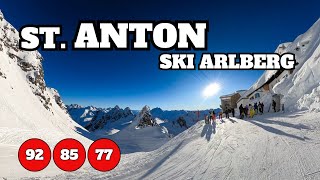 SKI ARLBERG ST ANTON  Valluga [upl. by Zelde7]