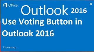 Use Voting Button BCC in Outlook 2016  आउटलुक का ये फीचर जानकार आप अपने आप को हीरो समझने लगंगे [upl. by Cioffred282]