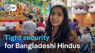 Bangladesh celebrates Hindu festival amid lingering political tensions  DW News [upl. by Yendirb677]